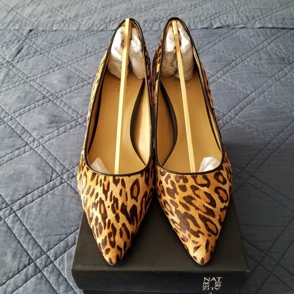Cheetah Print Heels Size 8.5 ~ NEW - Picture 1 of 7